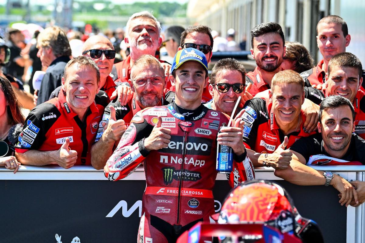 Marc Marquez domine le sprint du GP de Hongrie devant Acosta et Bezzecchi, Quartararo 18e - L'Équipe
