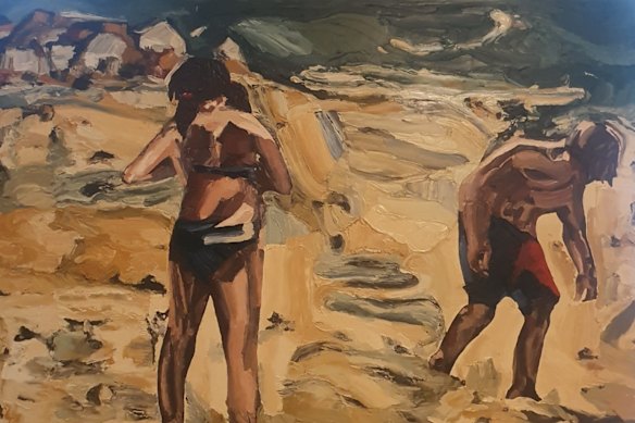 Jane Allan’s piece Seaside Explorers won the 2025 Doyles Art Award. 