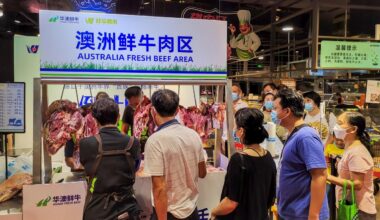 Australian beef entering China will face a 55 per cent tariff within days. Picture: Yang Xu/China News Service via Getty Images