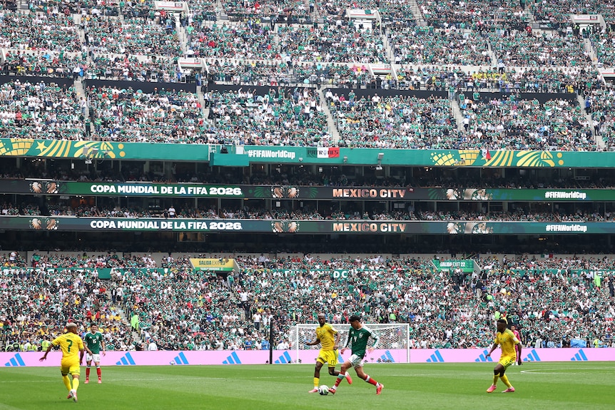 Mexico play at the Estadio Azteca