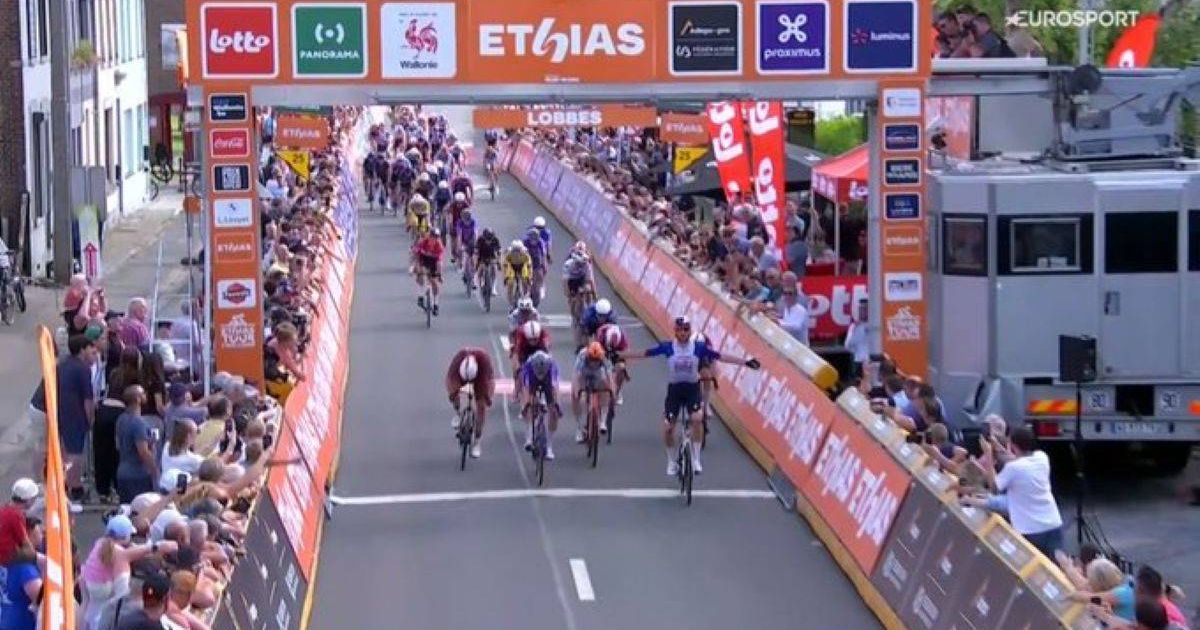 Bad luck spoils homecoming for De Lie as Meeus sprints to victory in the Tour of Wallonia