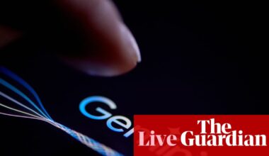 Alphabet’s shares drop after announcing $80bn share sale, as AI threatens to drive up youth unemployment – as it happened | Business