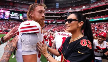 NFL wife Claire Kittle continues her meteoric rise up the pop culture rankings, home run off a head & MEAT!