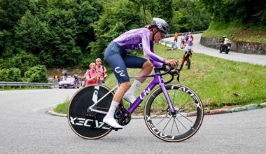 The uphill time trial at the Giro d'Italia had riders getting inventive