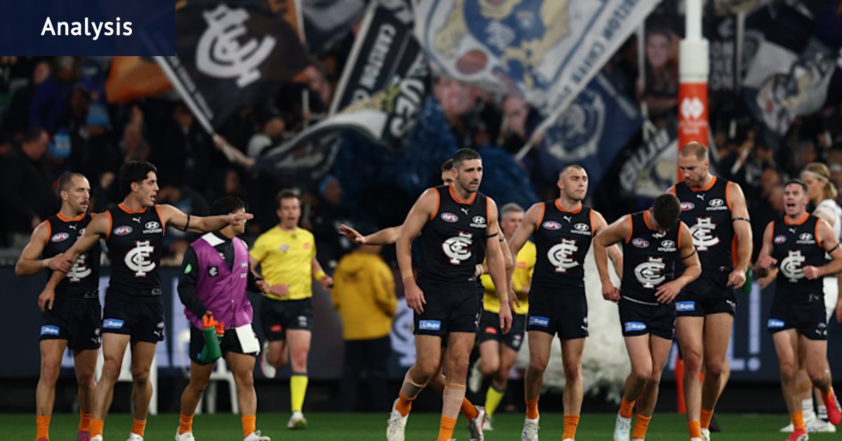 AFL 2026: How the Carlton Blues and West Coast Eagles are still a realistic chance of playing finals football in the AFL’s top 10 system