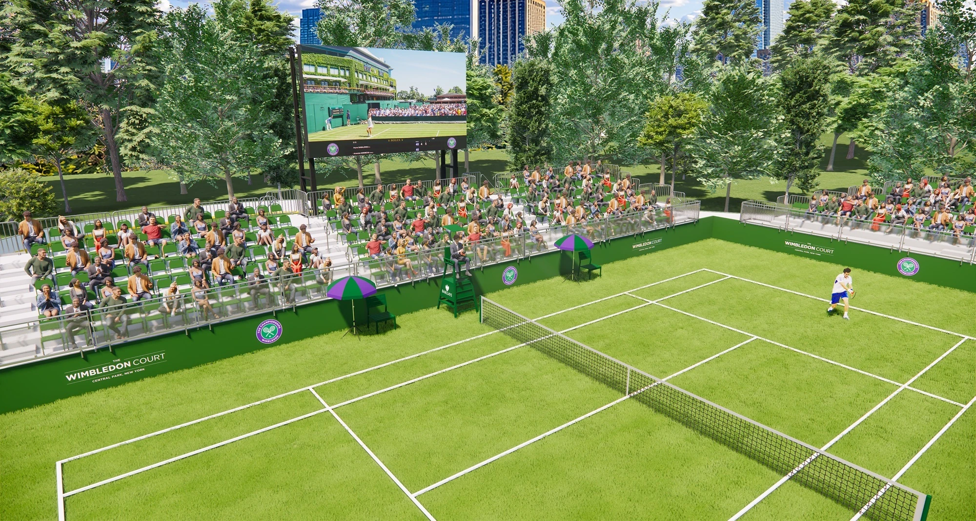 The Wimbledon Court in Central Park