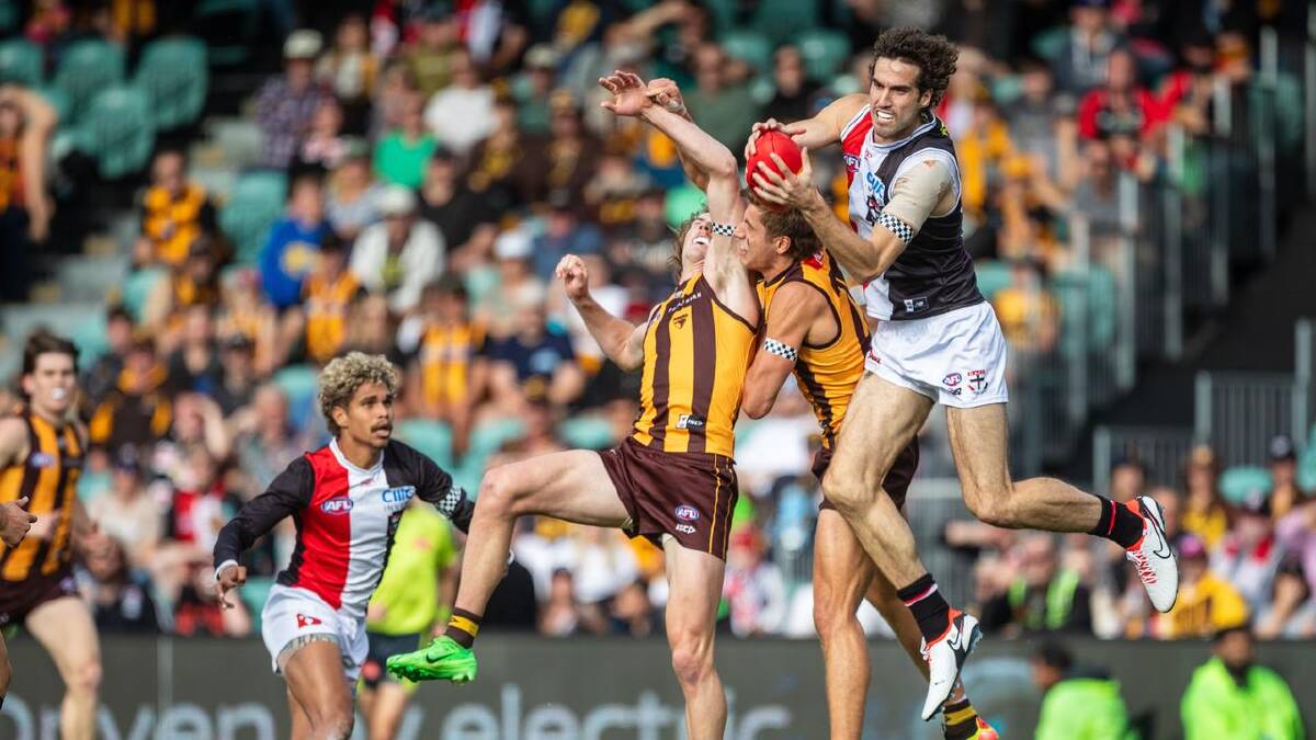 Max King has provided many highlights during a disrupted 83-game AFL career. (Linda Higginson/AAP PHOTOS)
