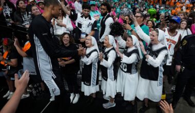The superfans known as the 'Spurs Nuns' aiming to bring divine intervention to the NBA Finals