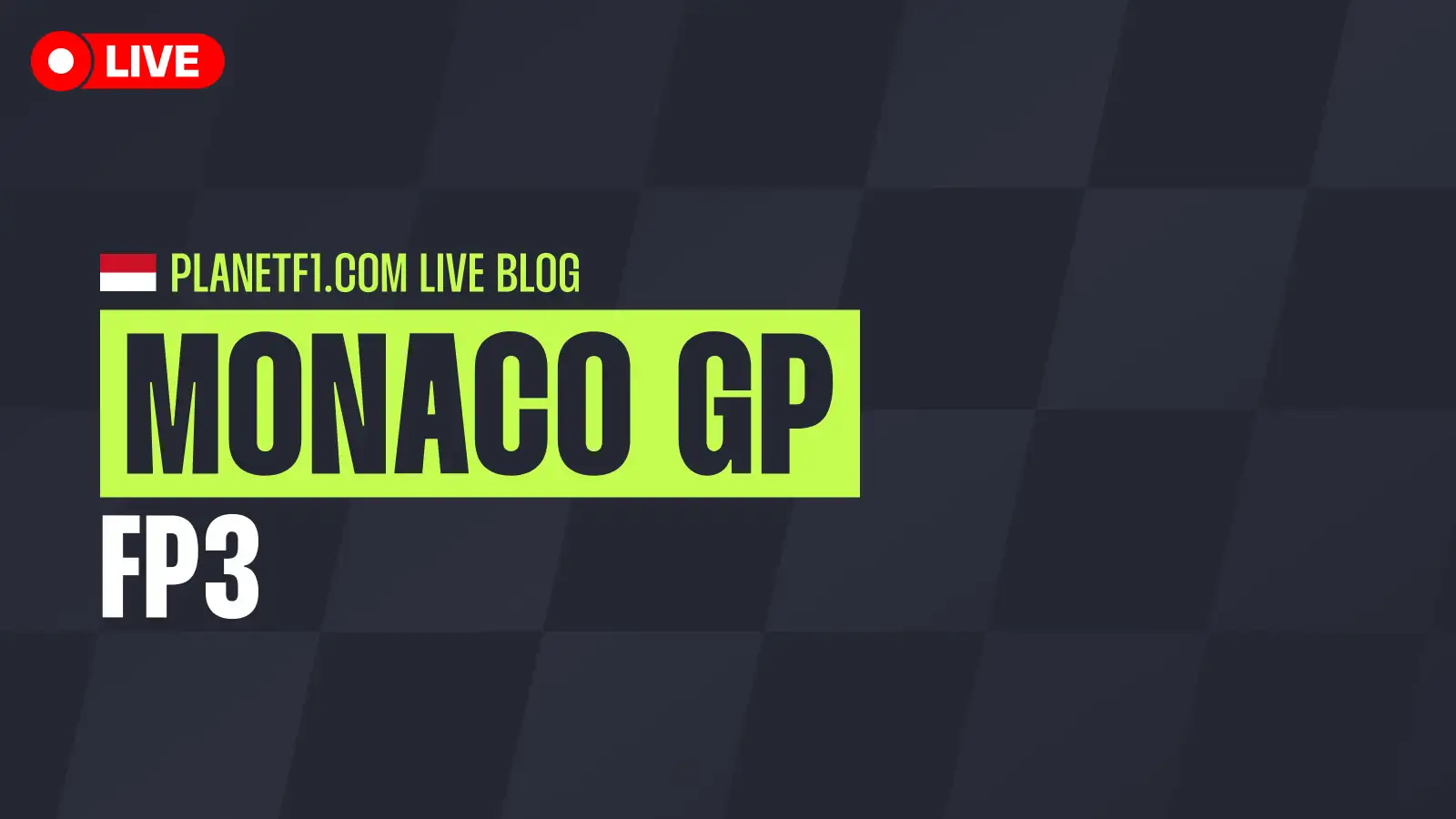 F1 LIVE: How Monaco Grand Prix FP3 unfolded