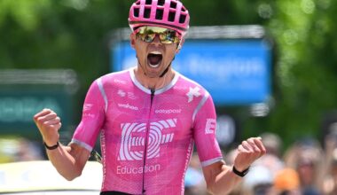 Baudin wins Tour Auvergne stage 1, as Tour GC hopefuls find mixed fortunes in flat-out finale