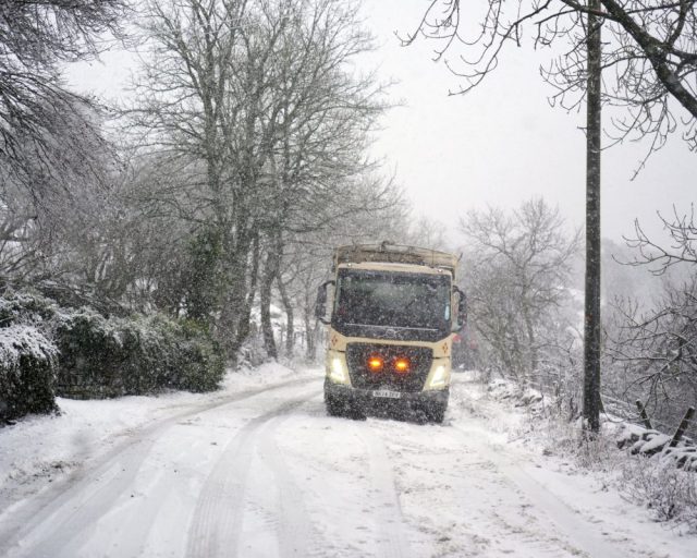 Snow falls over in Middleton-in-Teesdale, County Durham. Storm Chandra brought travel disruption and flooding as strong winds and heavy rain hit much of the UK. Picture date: Tuesday January 27, 2026. PA Photo. Photo credit should read: Owen Humphreys/PA Wire