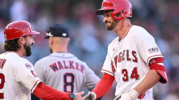 Cancer survivor Trey Mancini completes MLB comeback with 3 hits in start for Angels