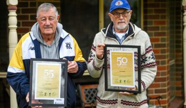Shepparton brothers earn Cricket Victoria award after more than 50 years in the game