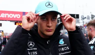 George Russell's Spain or pain warning as Lewis Hamilton plays inspector