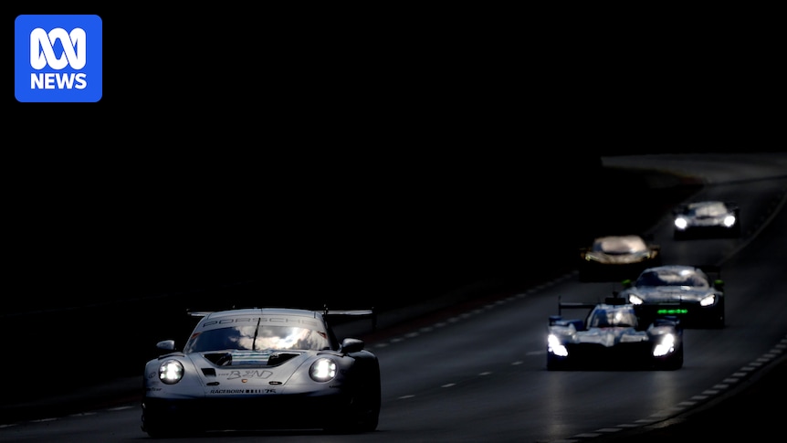 Palestinian Australian driver Yasser Shahin prepared for the 24 Hours of Le Mans