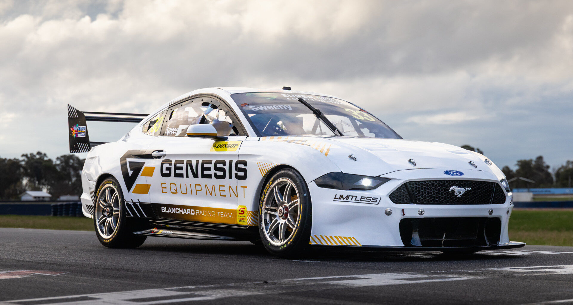 Supercars news: Genesis Equipment takes title sponsorship of Bailey Sweeny's Blanchard Racing Team Ford Mustang in Super2New sponsor and scheme for Sweeney’s Super2 entry