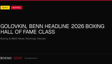 Golovkin, Benn headline 2026 Boxing Hall of Fame class