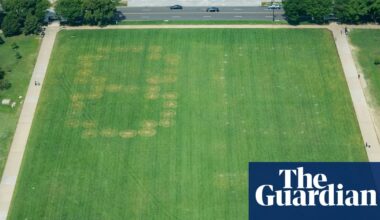 US authorities investigate huge etching of ‘8647’ on National Mall grounds | Washington DC