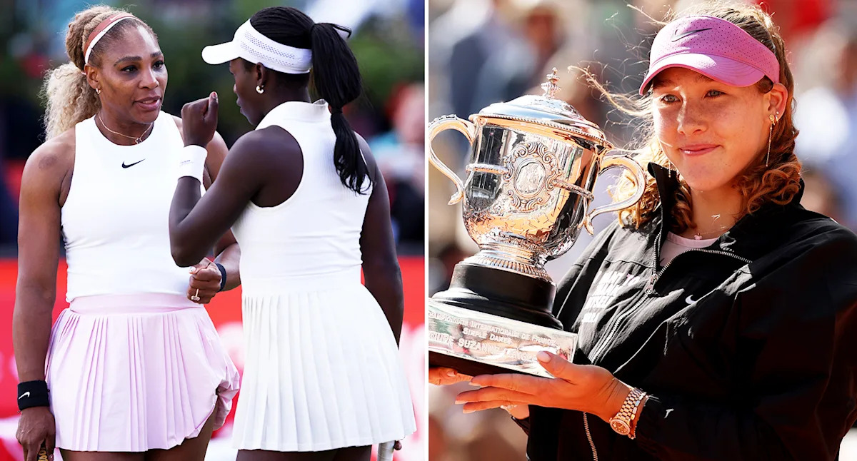 Tennis world saddened after Serena Williams and French Open champ both forced to withdraw