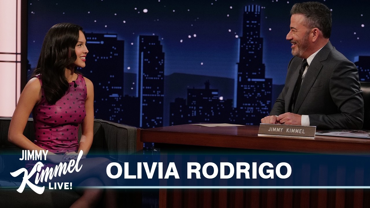 Olivia Rodrigo on Her New Album, Filming at Versailles & Jimmy Kimmel Makes Her Dreams Come True - YouTube