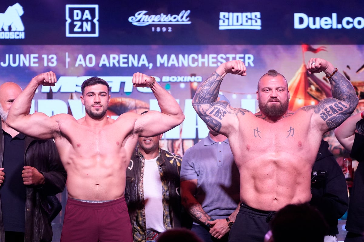 Tommy Fury vs Eddie Hall fight time, rules, weight and how to watch this weekend