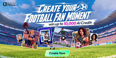 Wondershare Filmora Launches New Football-Themed Creative Assets and Global Creator Challenge to Celebrate the Season's Biggest Football Moments