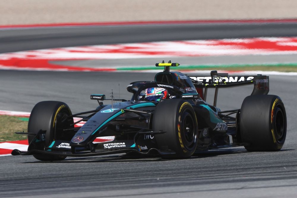 Kimi Antonelli was more than half a second off Norris' best time 