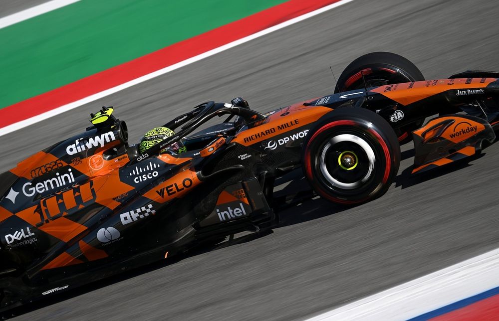 Norris was reasonably happy with McLaren's improved pace at Barcelona
