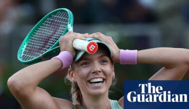 Katie Boulter stuns Rybakina for biggest win after Raducanu starts Queen’s party | Tennis