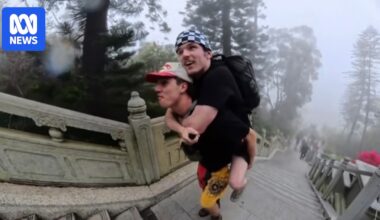 Two mates, one chair: How Fletcher and Lachie create their own kind of accessible travel