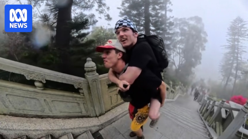 Two mates, one chair: How Fletcher and Lachie create their own kind of accessible travel
