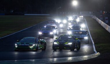 Daniel Frougas/Chris White win spectacular GT4 race under lights