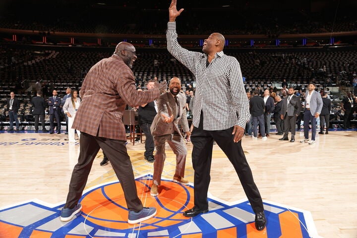 Shaquille O'Neal, Kenny Smith, Patrick Ewing