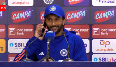 'The presser can wait': Nitish Reddy pauses media interaction to answer mom's call after India's win - Watch | Cricket News
