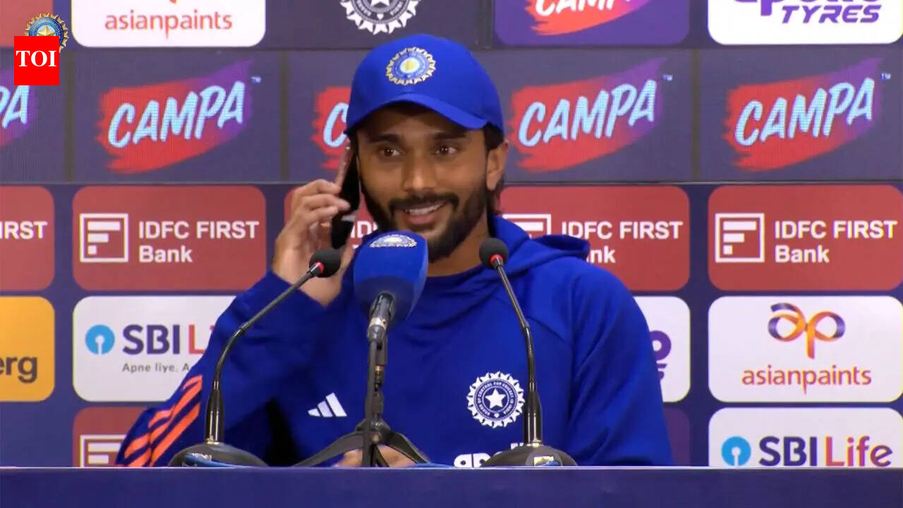 'The presser can wait': Nitish Reddy pauses media interaction to answer mom's call after India's win - Watch | Cricket News