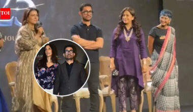 Aamir Khan: 'Great taste in women': Kajol and Juhi Chawla ROAST Aamir Khan at 'Lagaan's 25th anniversary celebration | Hindi Movie News