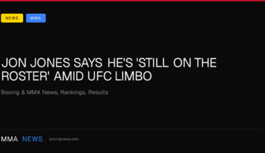 Jon Jones says he's 'still on the roster' amid UFC limbo