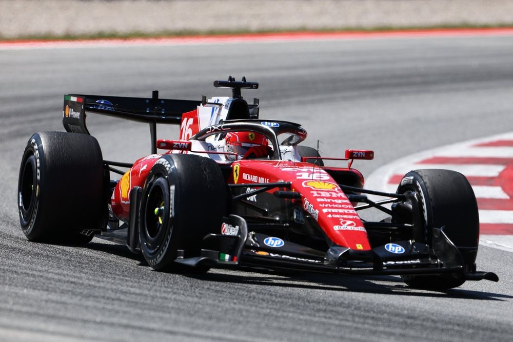 Ferrari split the strategy between its drivers