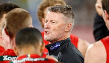 Damien Hardwick put on notice over umpire criticism by AFL, Gold Coast to be fined for fifth umpire contact offence; Greg Swann