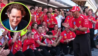 Lewis Hamilton Barcelona win: John Elkann praises star after first Ferrari F1 win