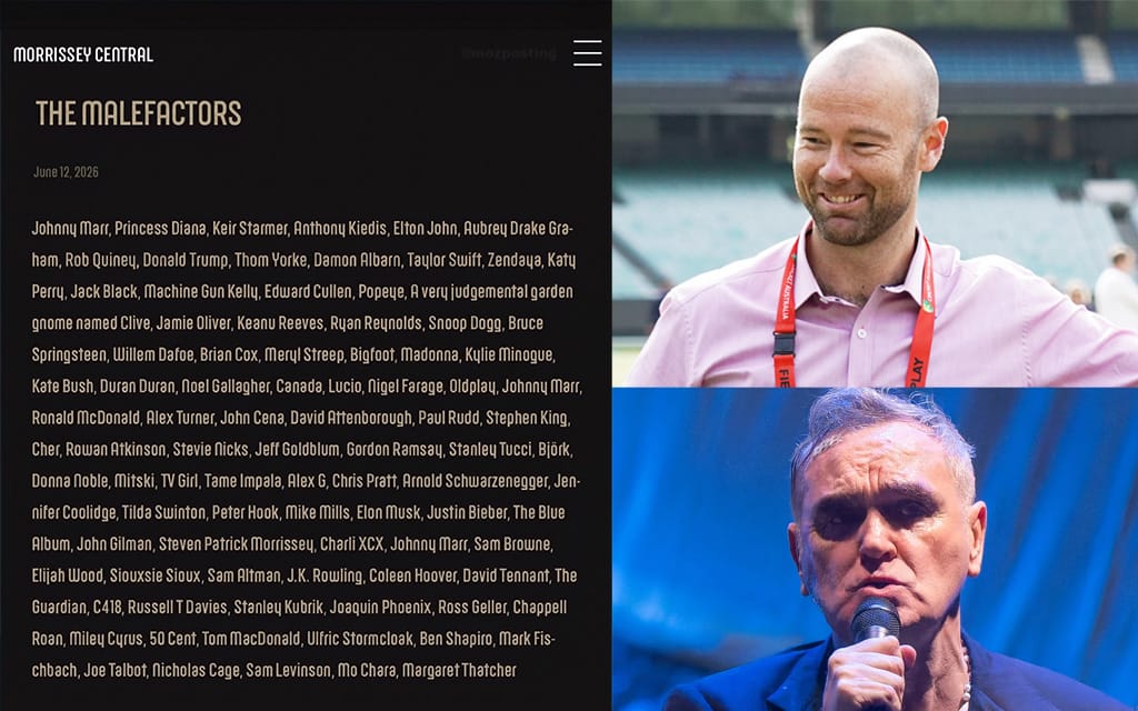 Former Test Cricketer Rob Quiney Lies And Says He Has "No Idea" How He Ended Up On Morrissey's List Of Malefactors