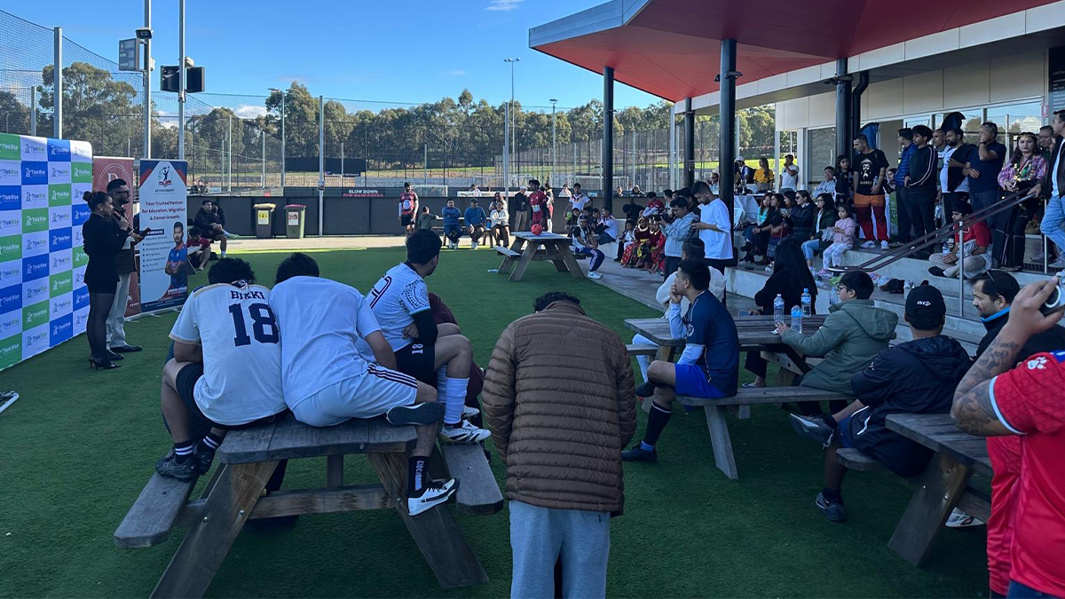 Wanderers Fives Hosts Nepalese Community Football Celebration