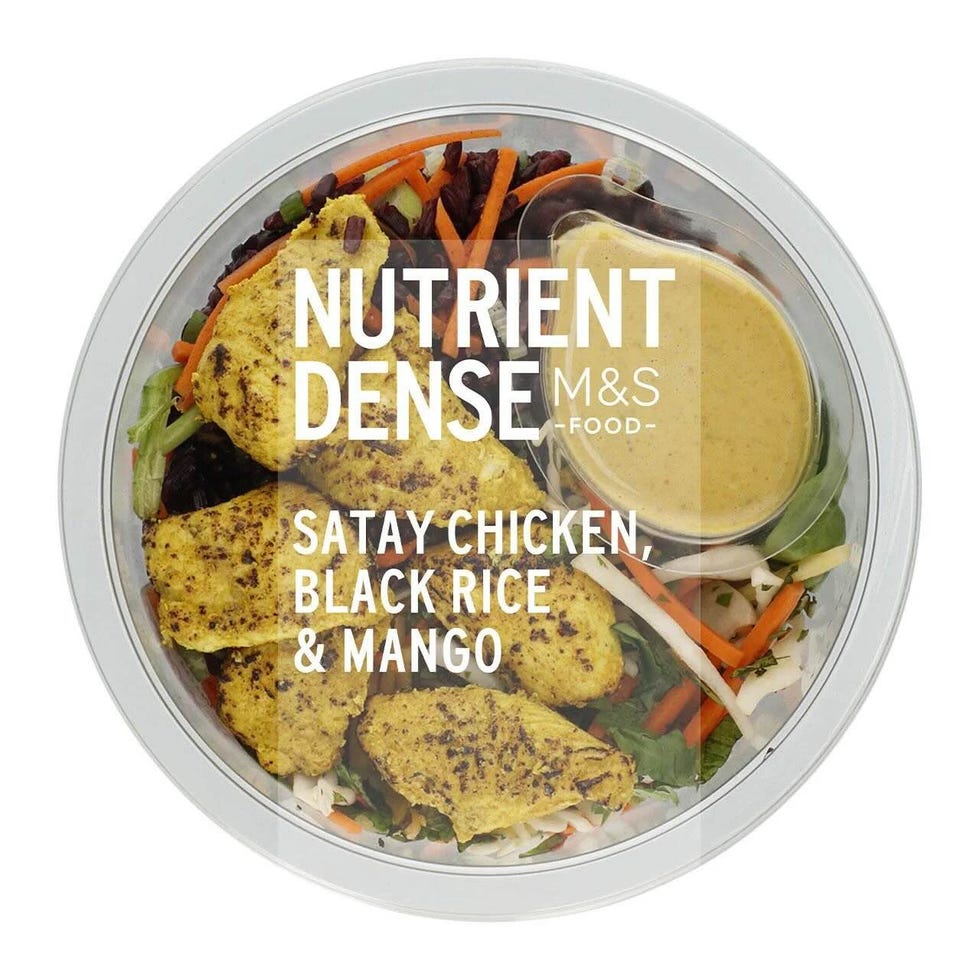Nutrient Dense Satay Chicken, Black Rice & Mango