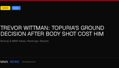Trevor Wittman: Topuria's Ground Decision After Body Shot Cost Him
