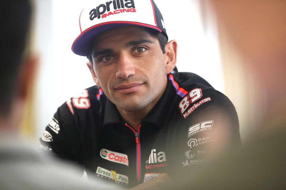 Jorge Martin is racing at the sharp end of the pack