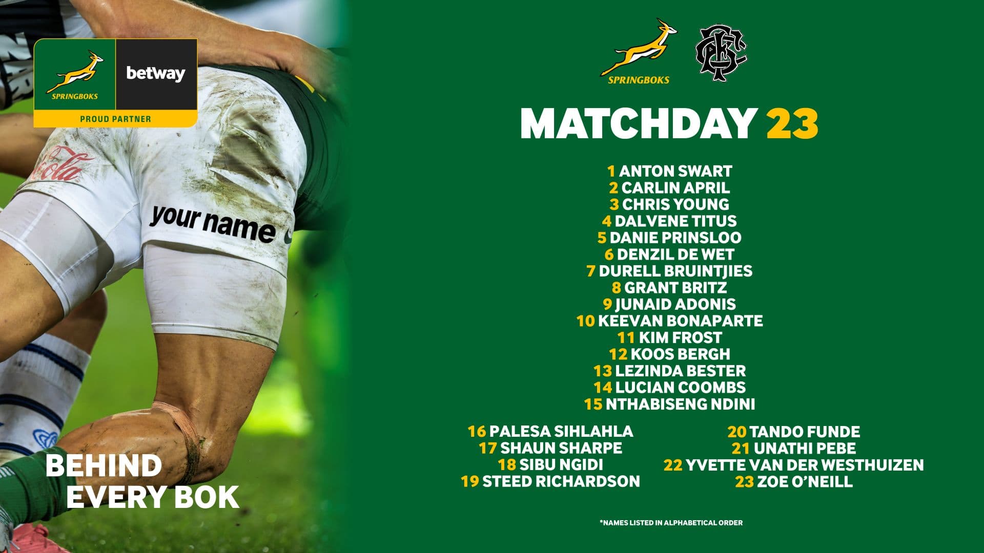 23 behind the 23: Meet the fans going behind the Boks