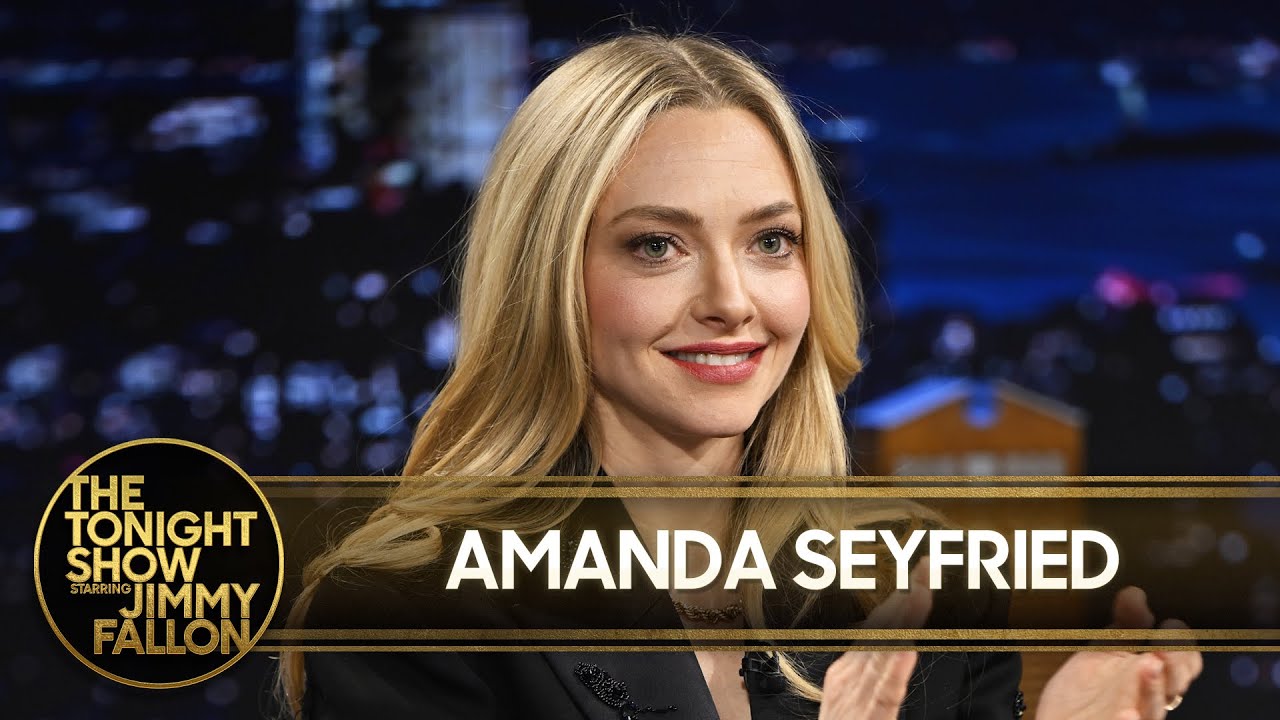 Amanda Seyfried Covers Joni Mitchell’s “California” on the Dulcimer | The Tonight Show - YouTube