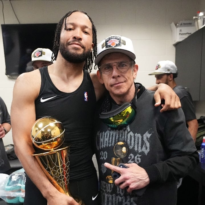 Jalen Brunson, Ben Stiller