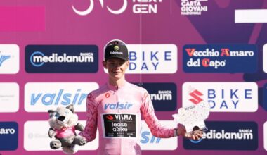 Visma celebrates its young super talent Van Kerckhove
