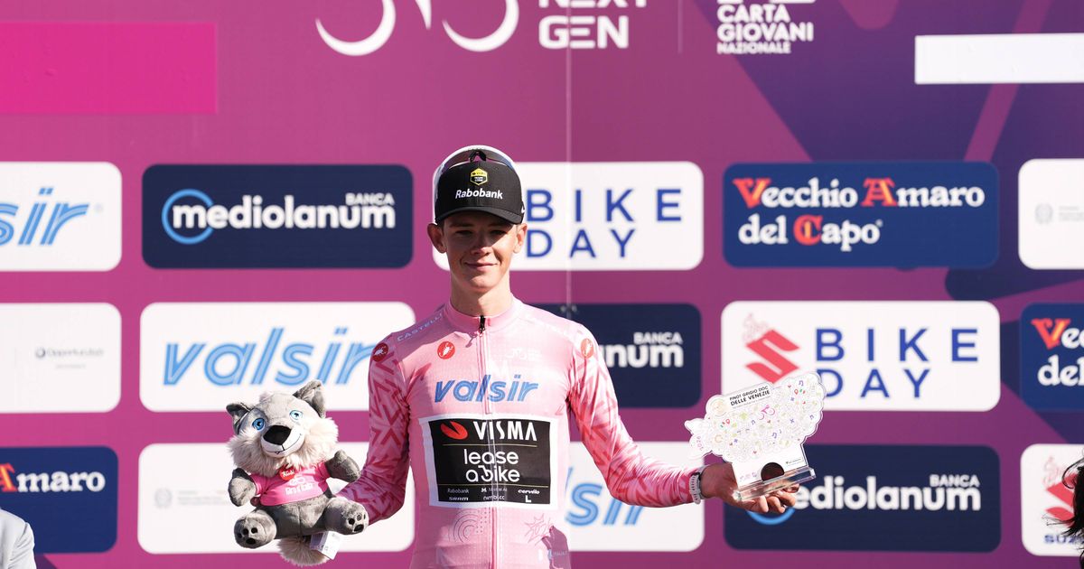 Visma celebrates its young super talent Van Kerckhove